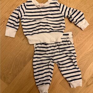 Pink Chicken sweatpants and shirt set